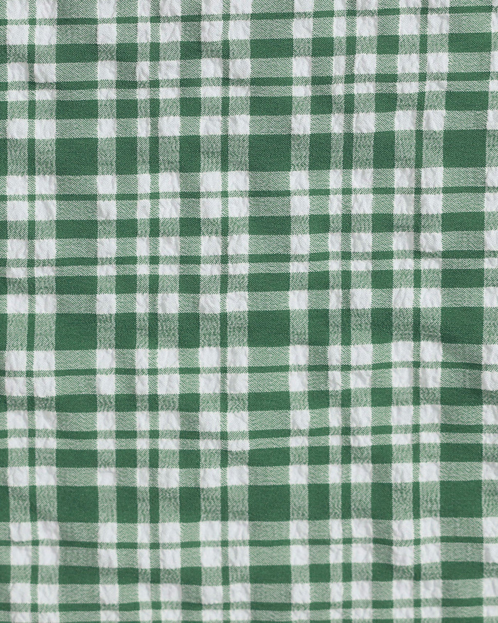 Green Plaid Drawstring Bikini Set