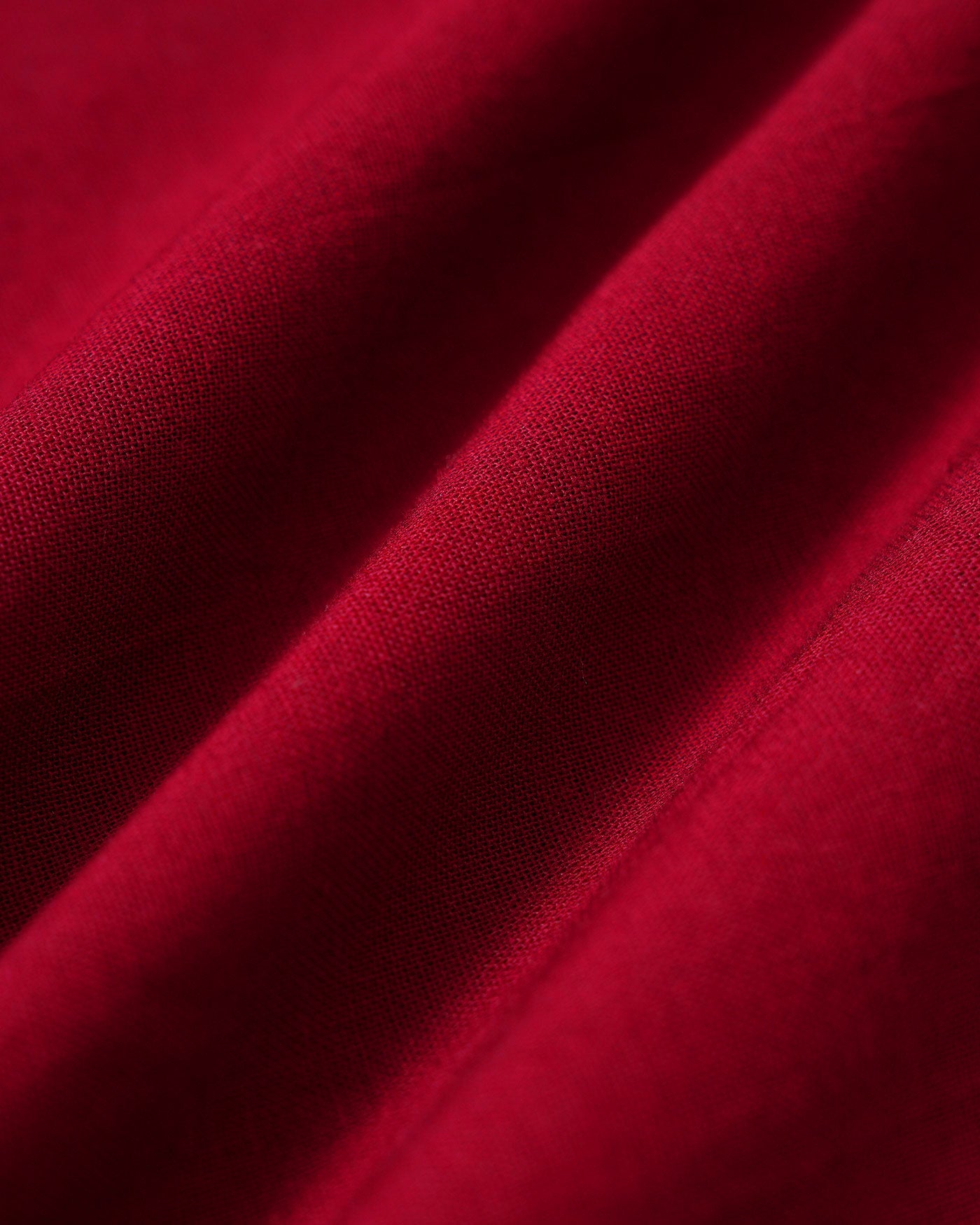 Red Square Neck X Cross Tie Blouse