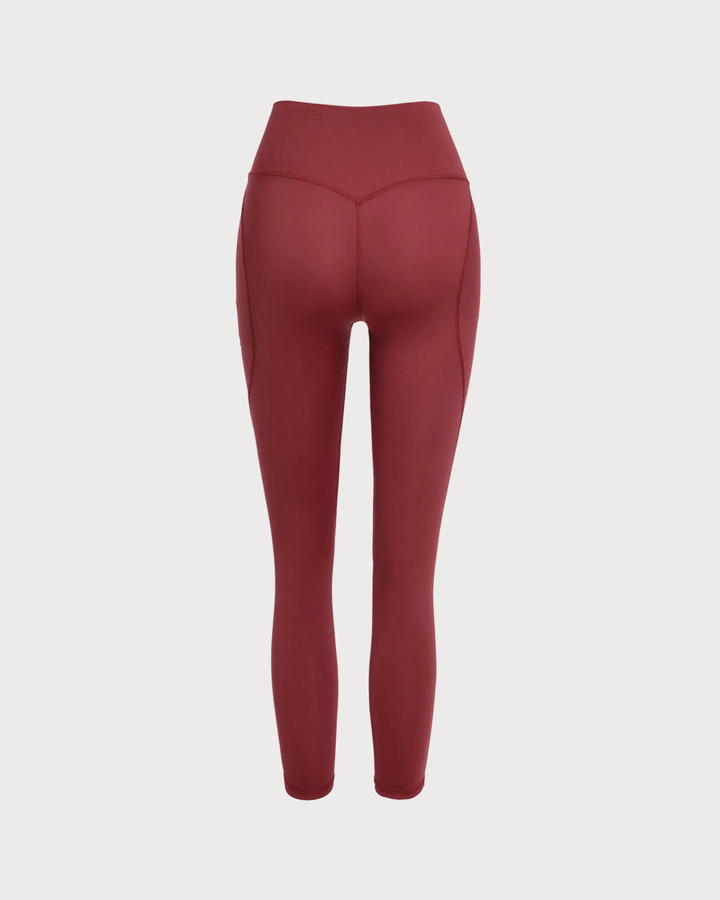 Red High Stretch Yoga Leggings