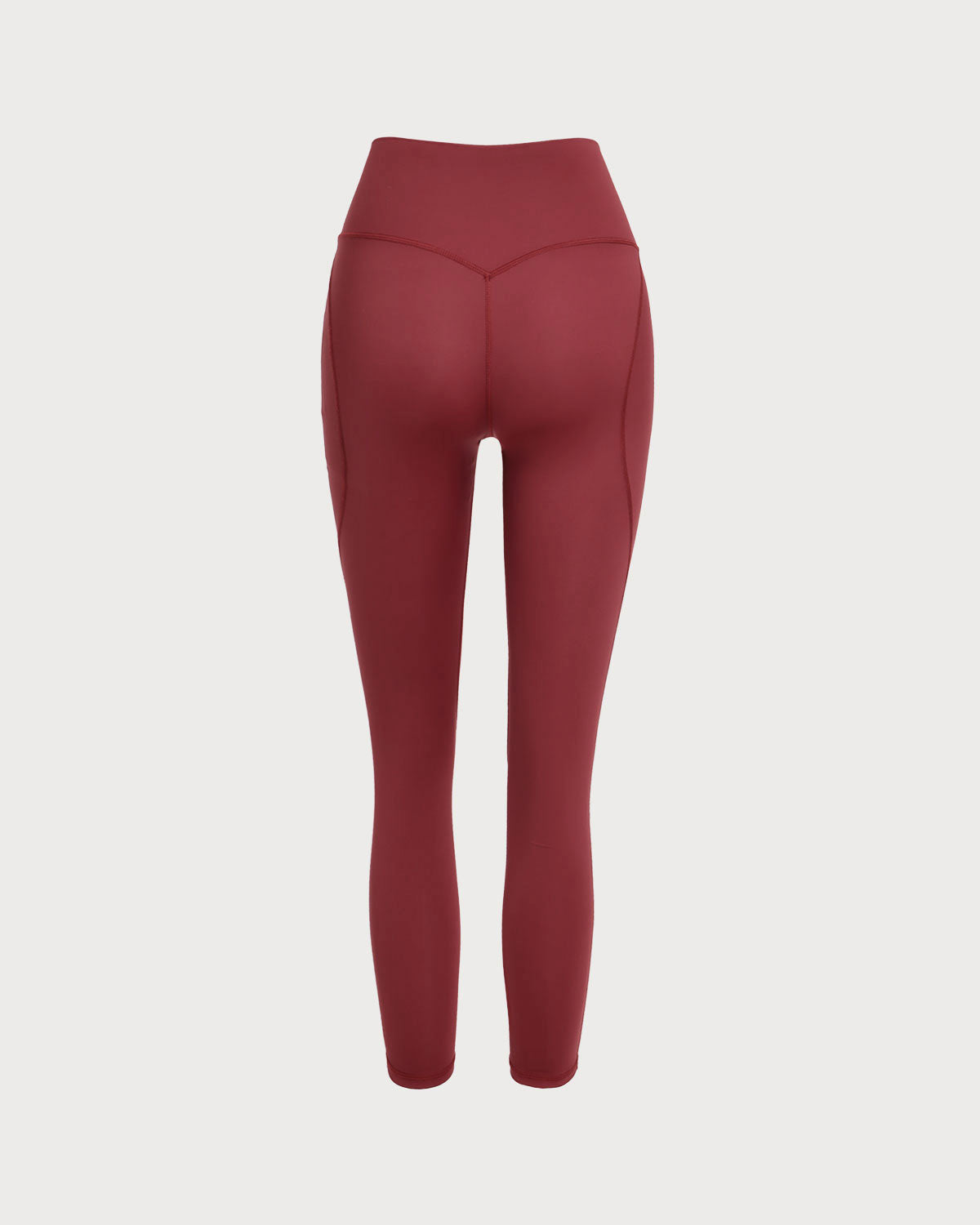 Red High Stretch Yoga Leggings
