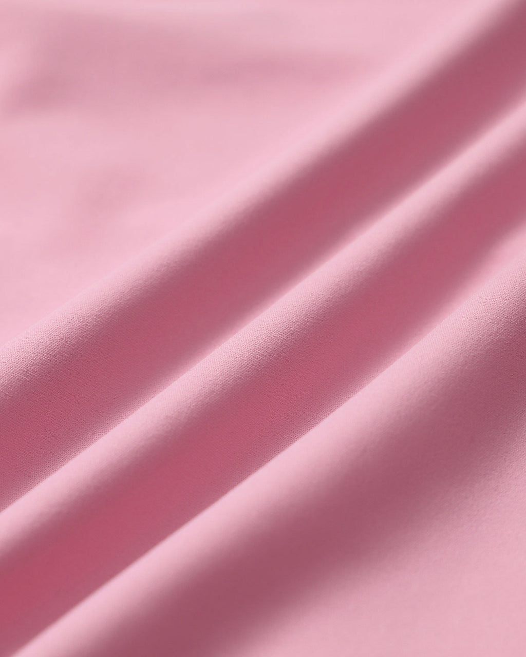Pink Round Neck Yoga Short Sleeve Top - Light Support