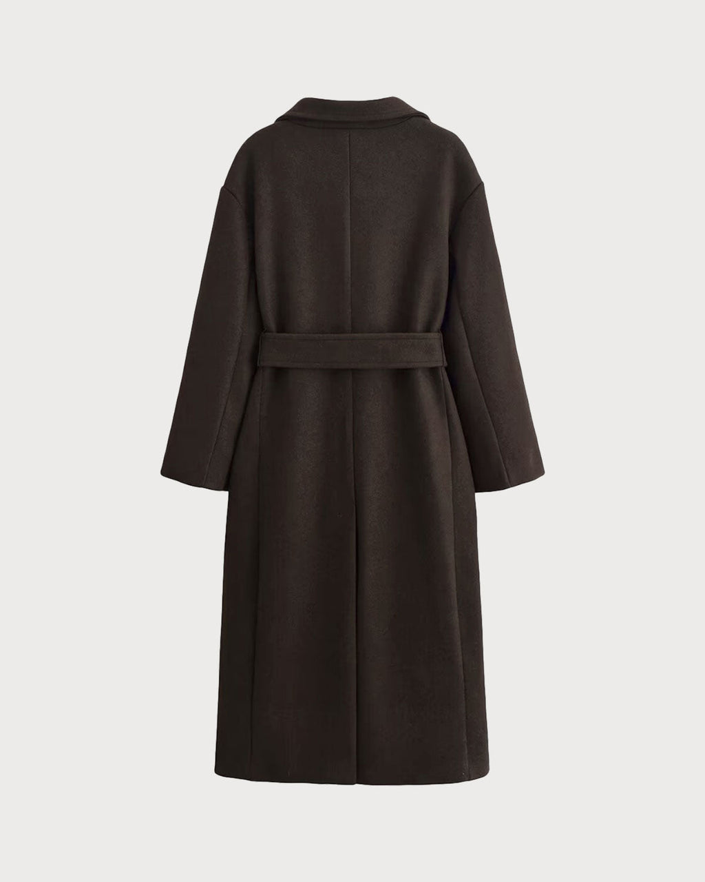 Coffee Belted Pocket Trench Coat