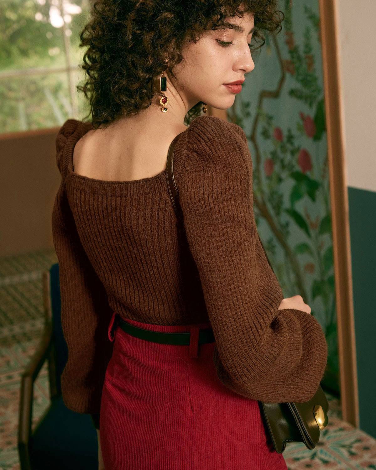 The Bubble Sleeve Sweater