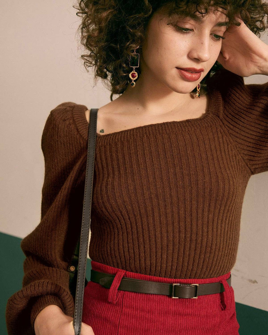 The Bubble Sleeve Sweater
