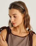 Faux Leather Hairband