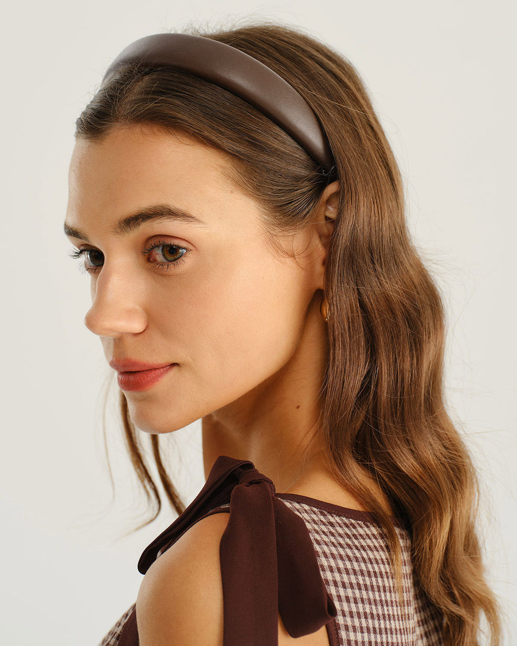 Faux Leather Hairband