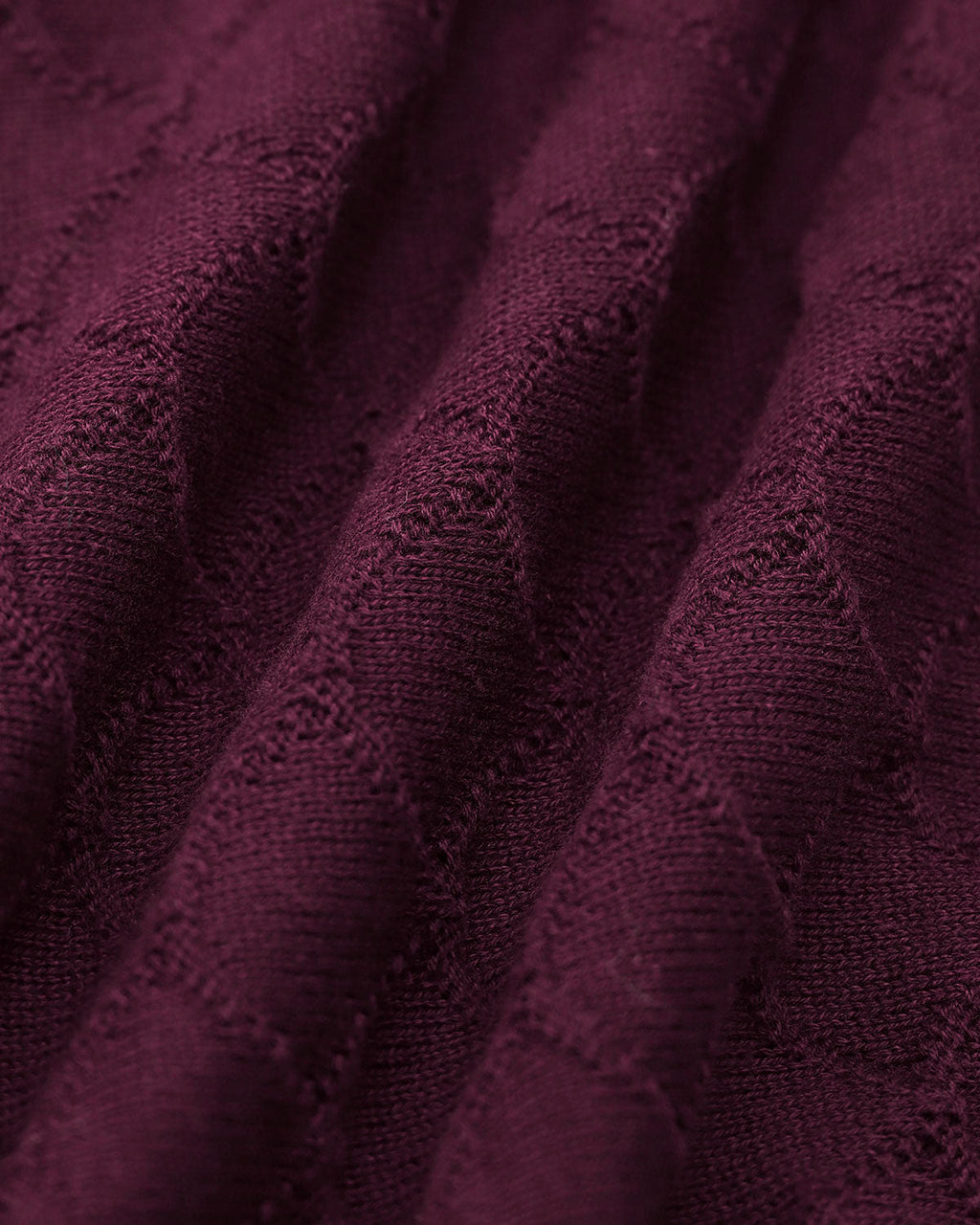 Purple Pearl Buttons Knit Tee