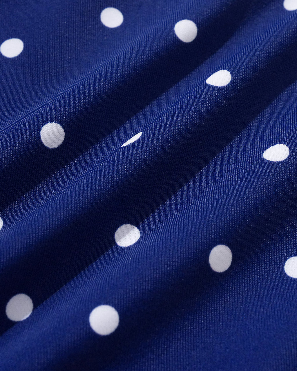 Blue Print Polka Dot One Piece Swimwear