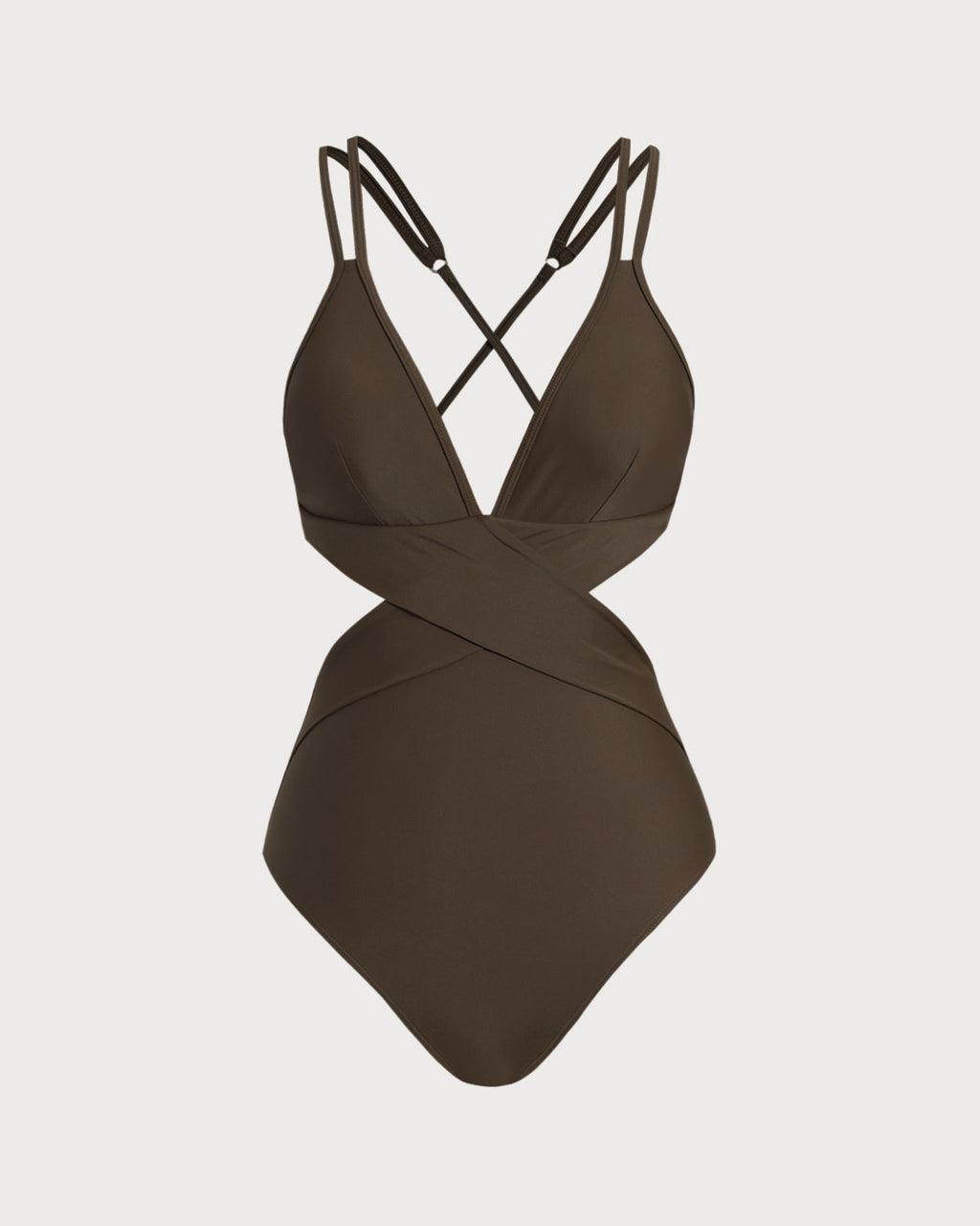 Coffee X Cross One Piece Swimwear