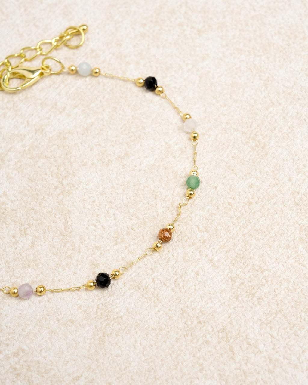 Gold Spacer Beads Bracelet