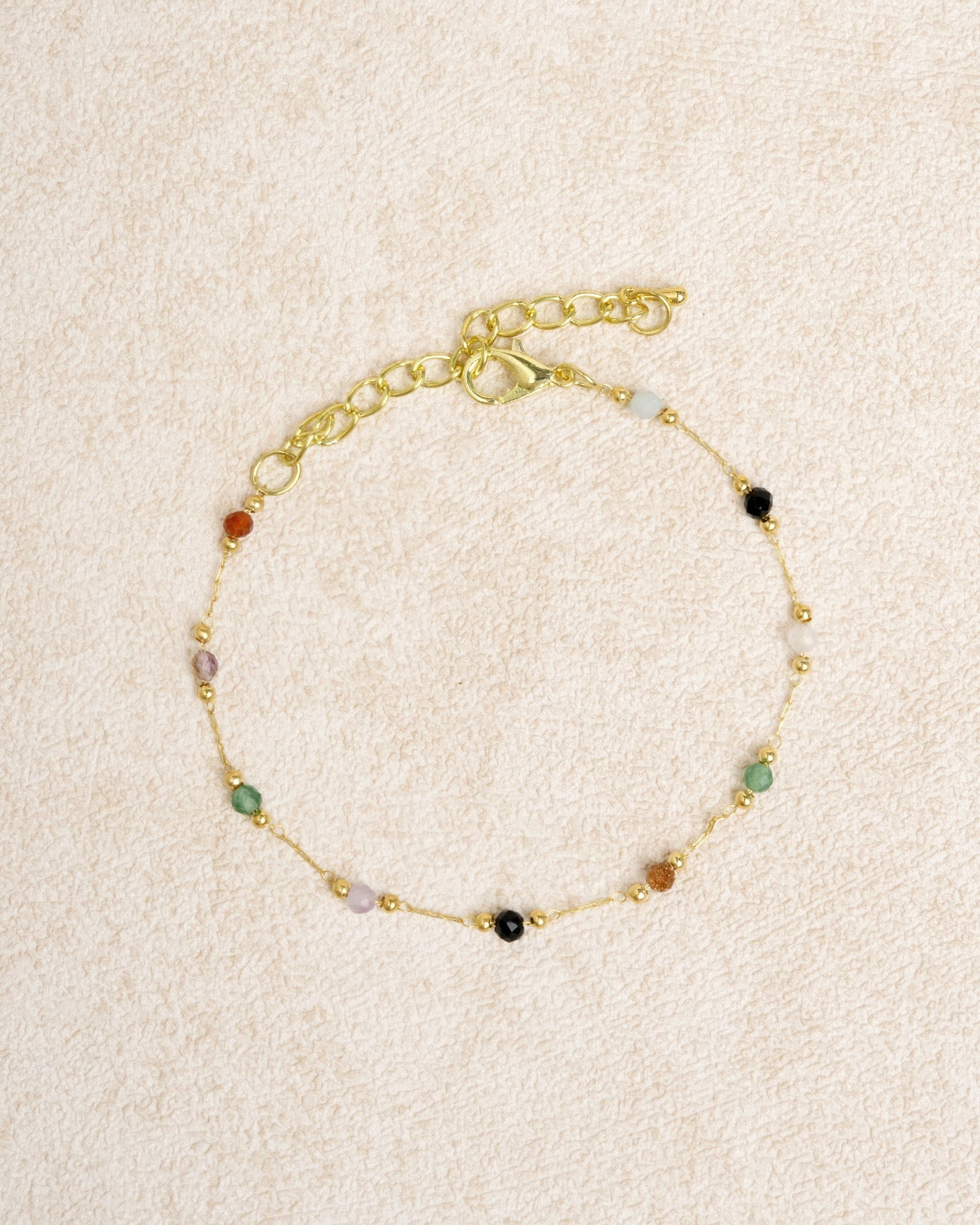 Gold Spacer Beads Bracelet