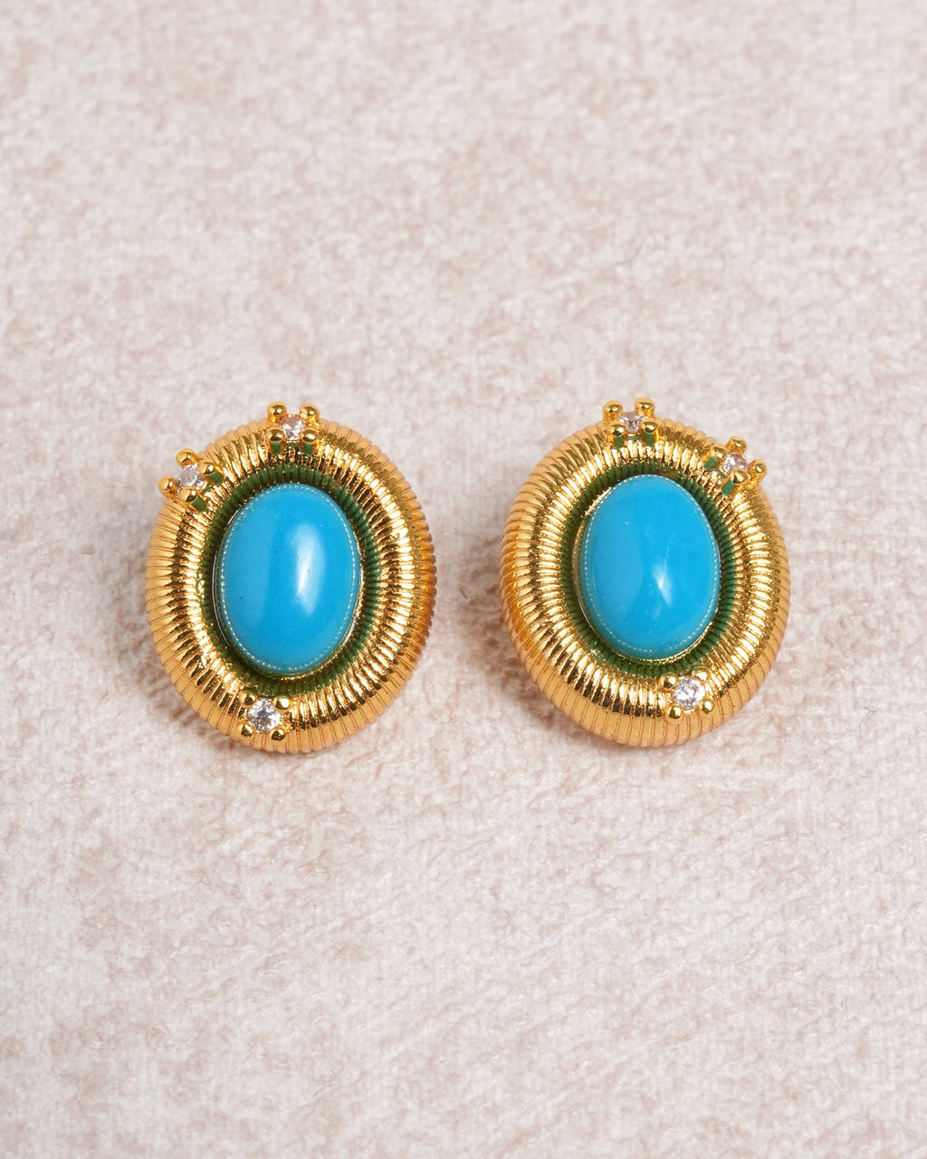 Blue Turquoise Earrings