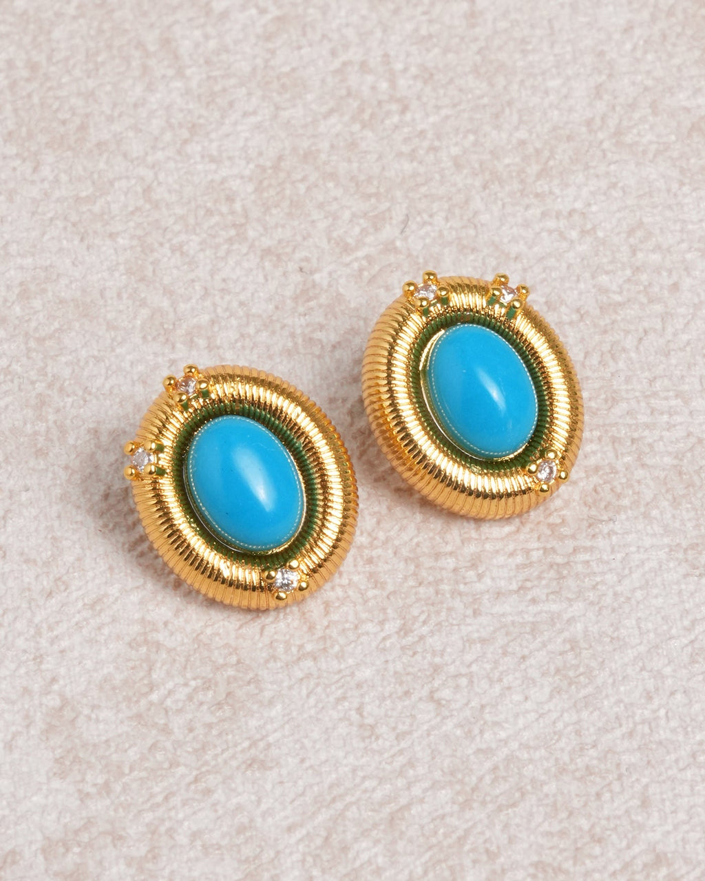 Blue Turquoise Earrings