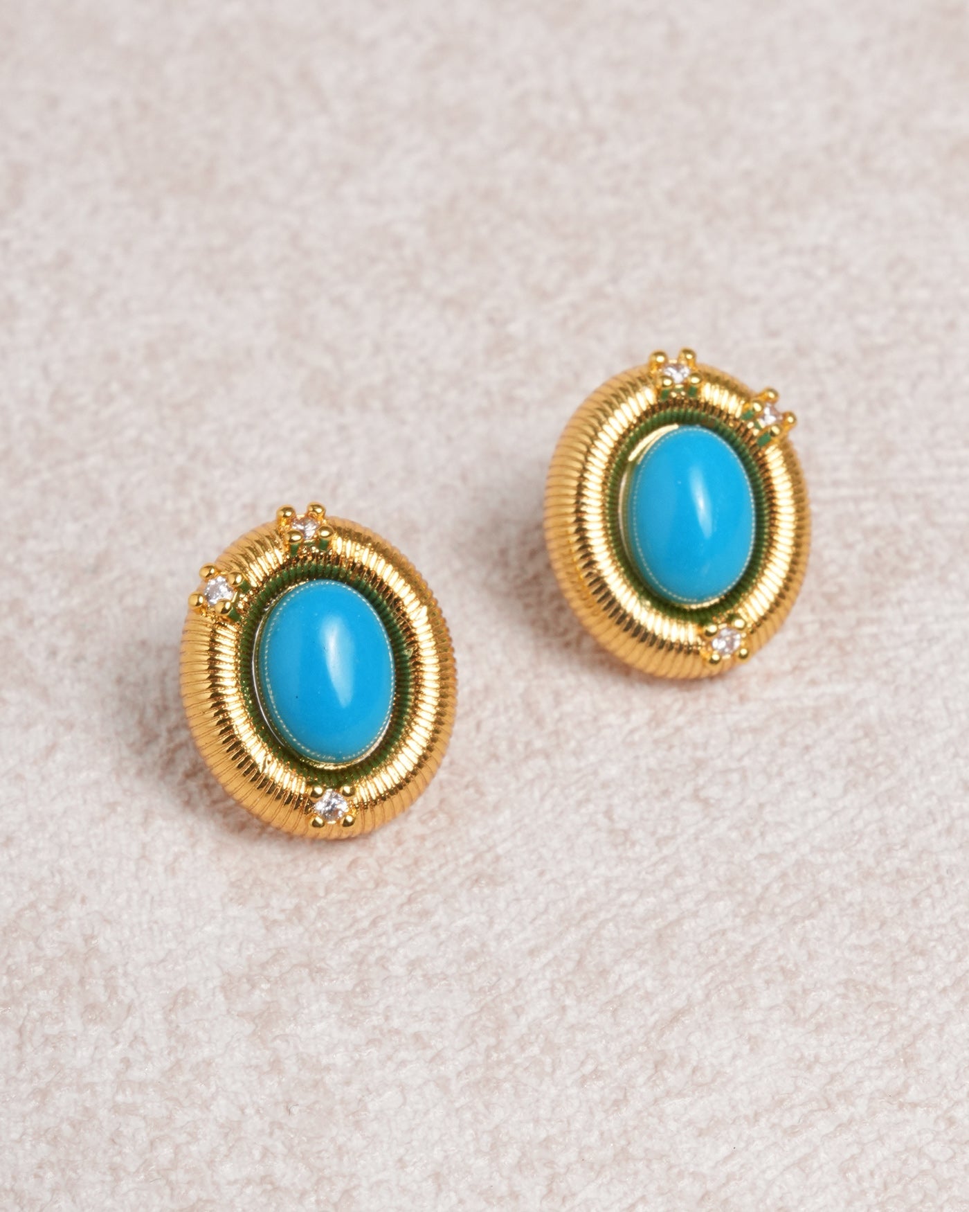 Blue Turquoise Earrings