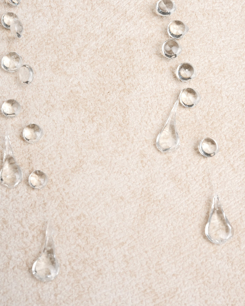 White Silver Earrings