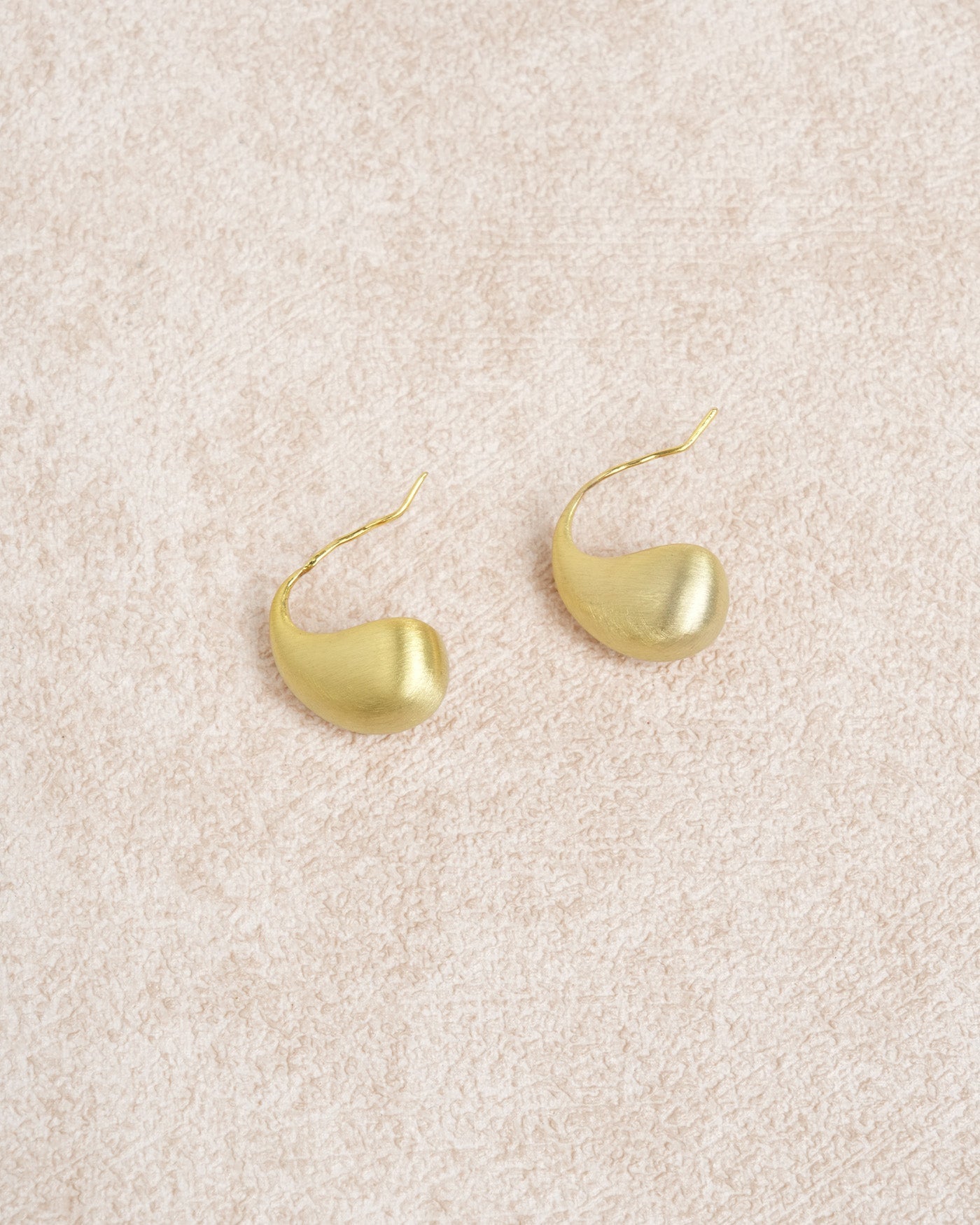 Gold Brass Earrings