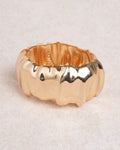 Gold Wide Bracelet