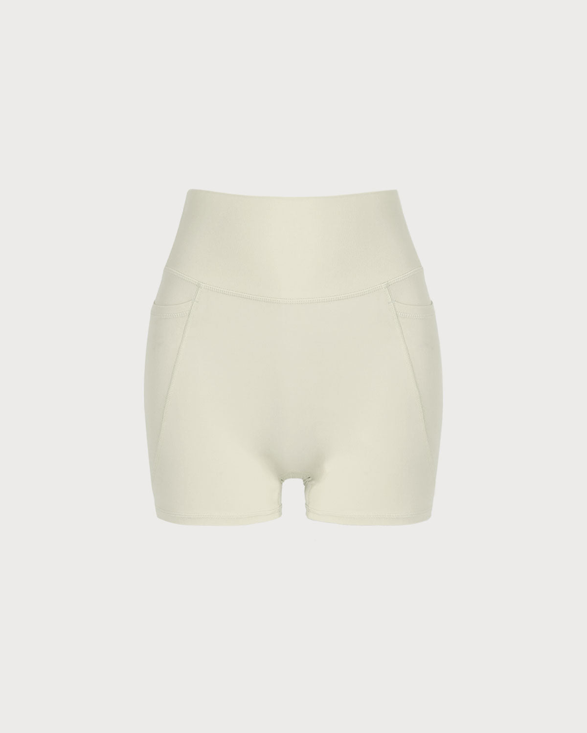 Apricot Pocket High Waisted Yoga Shorts