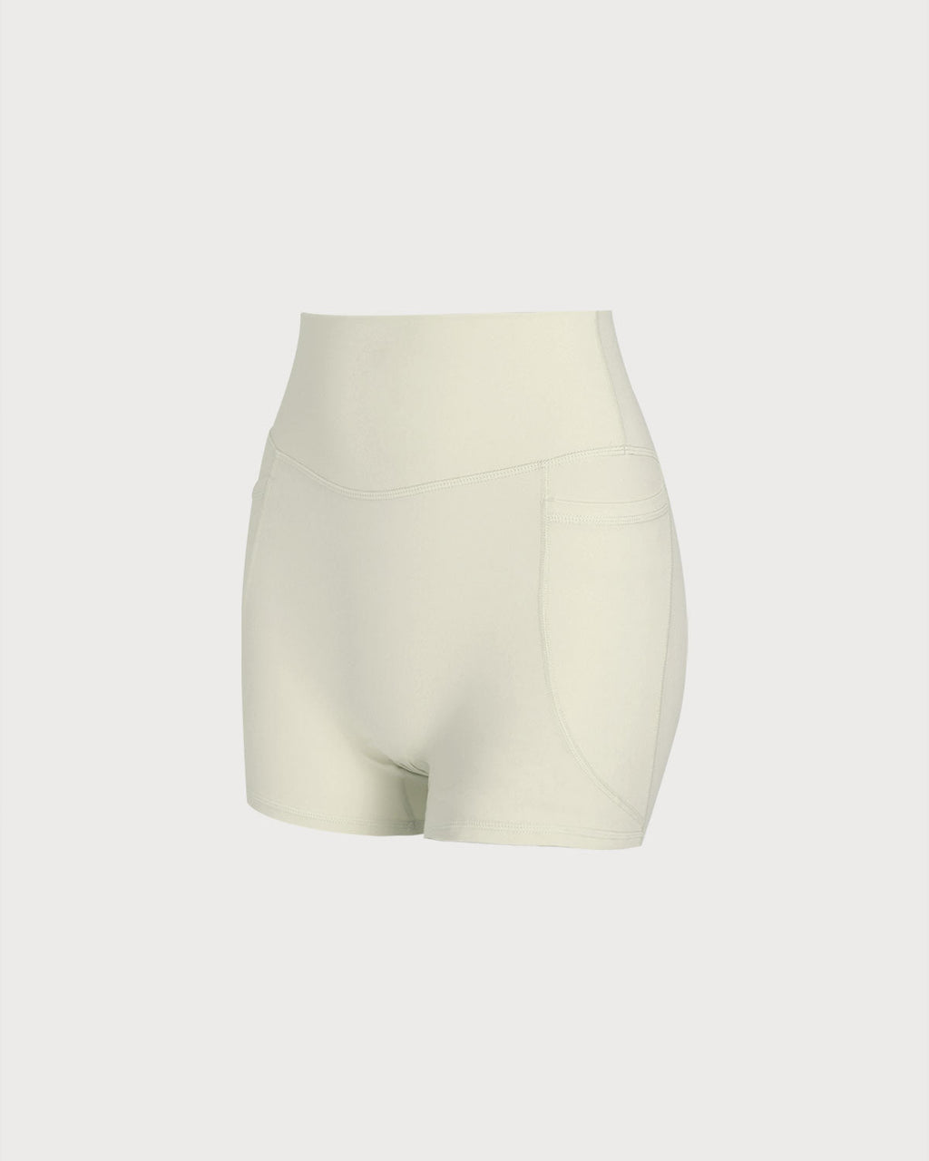 Apricot Pocket High Waisted Yoga Shorts