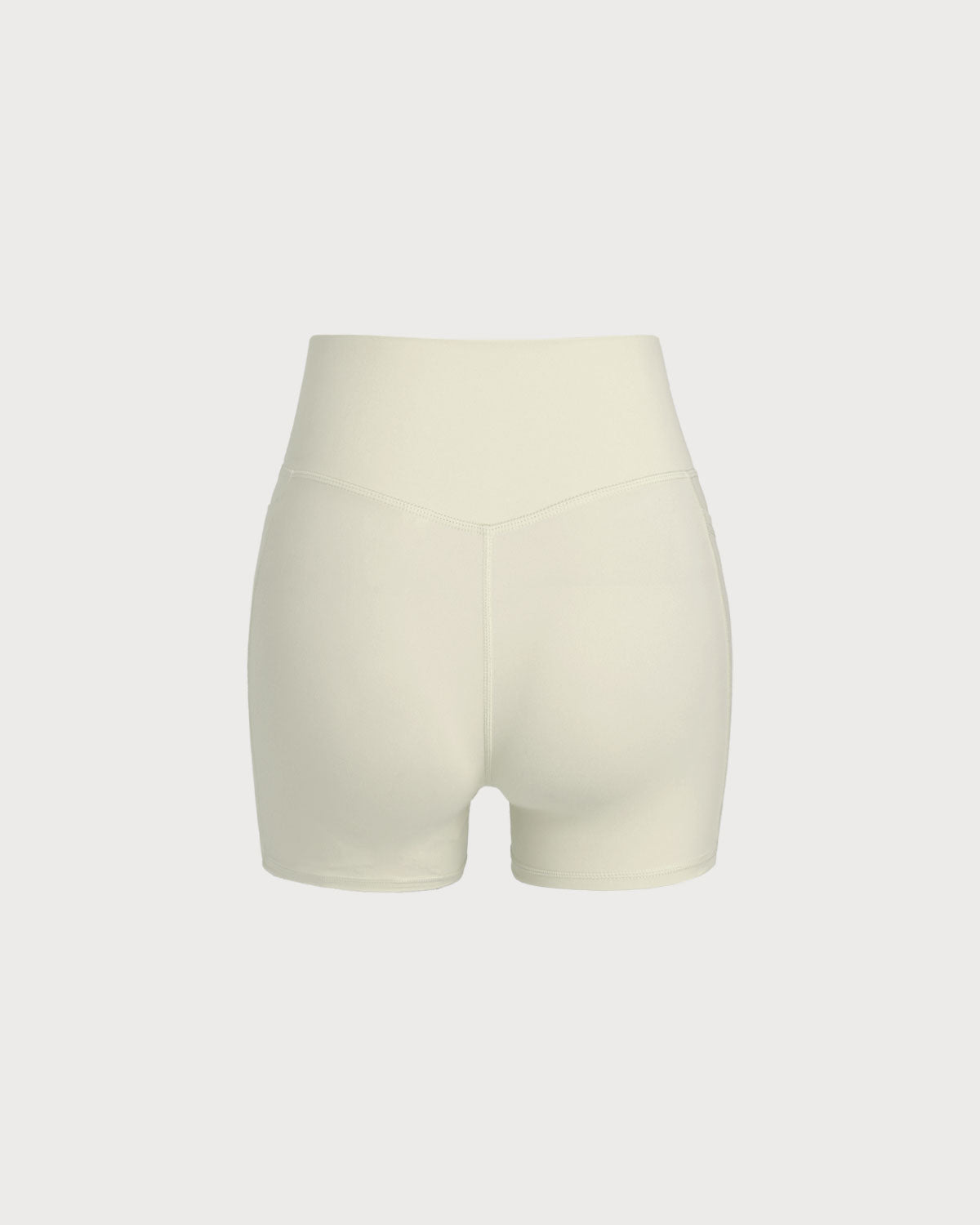 Apricot Pocket High Waisted Yoga Shorts