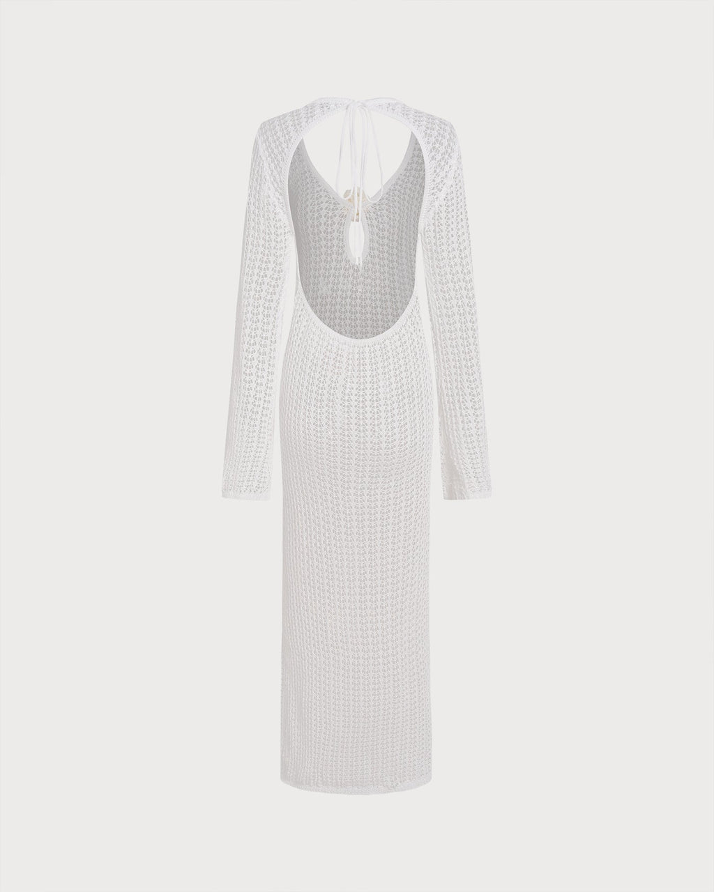 White Cut Out Swimsuit Cover-Up