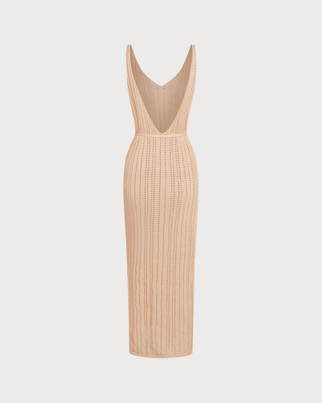 Apricot Crochet Swimsuit Cover-Up