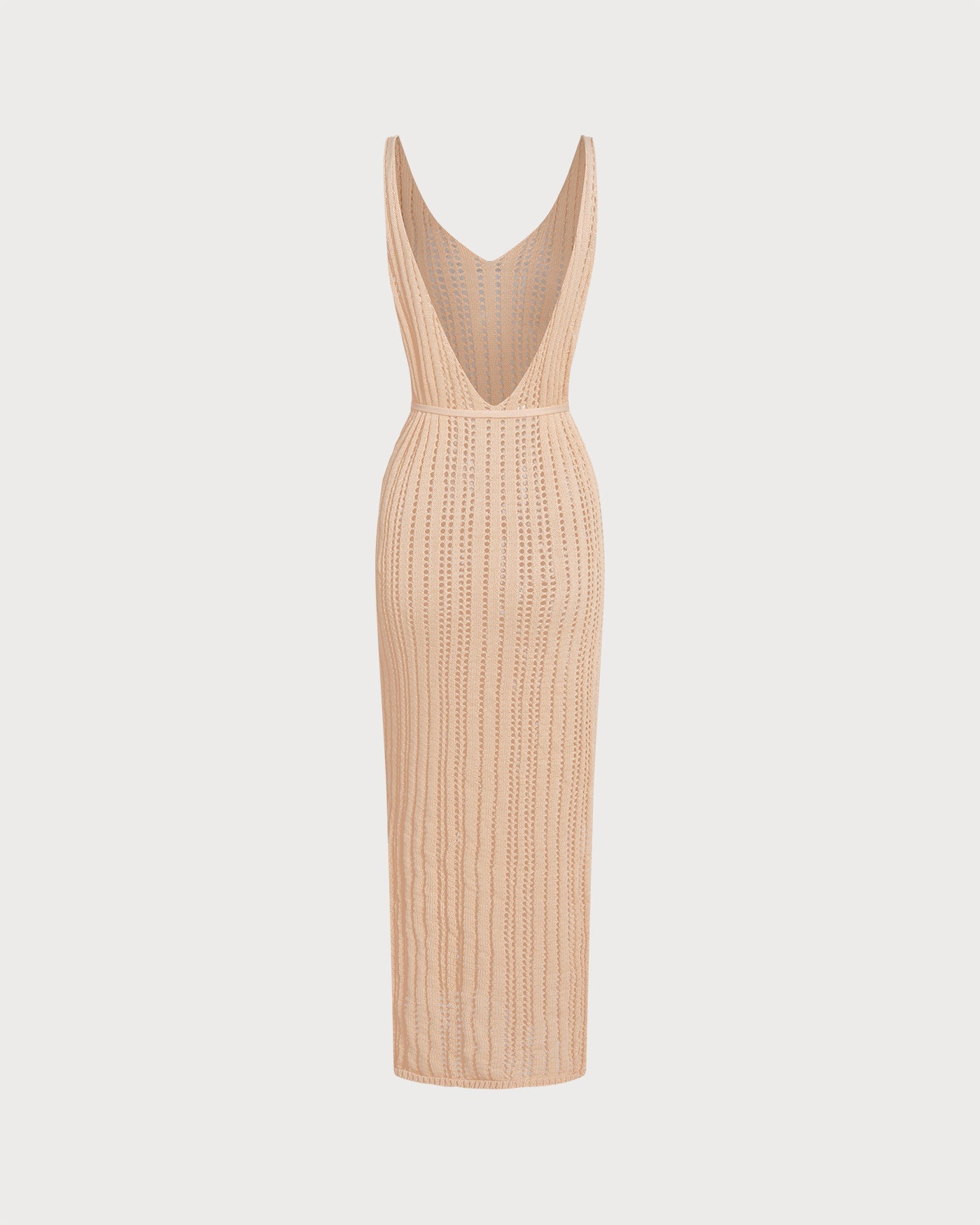 Apricot Crochet Swimsuit Cover-Up