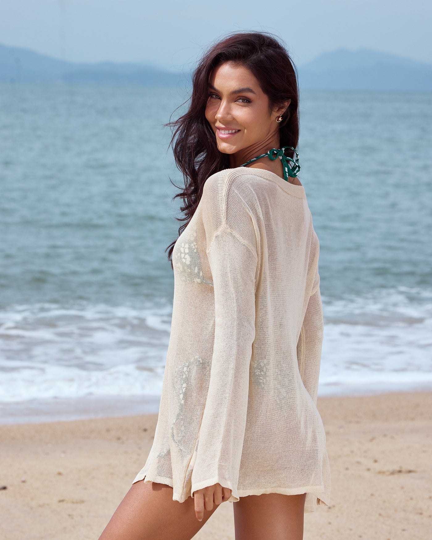 Apricot Swimsuit Cover-Up