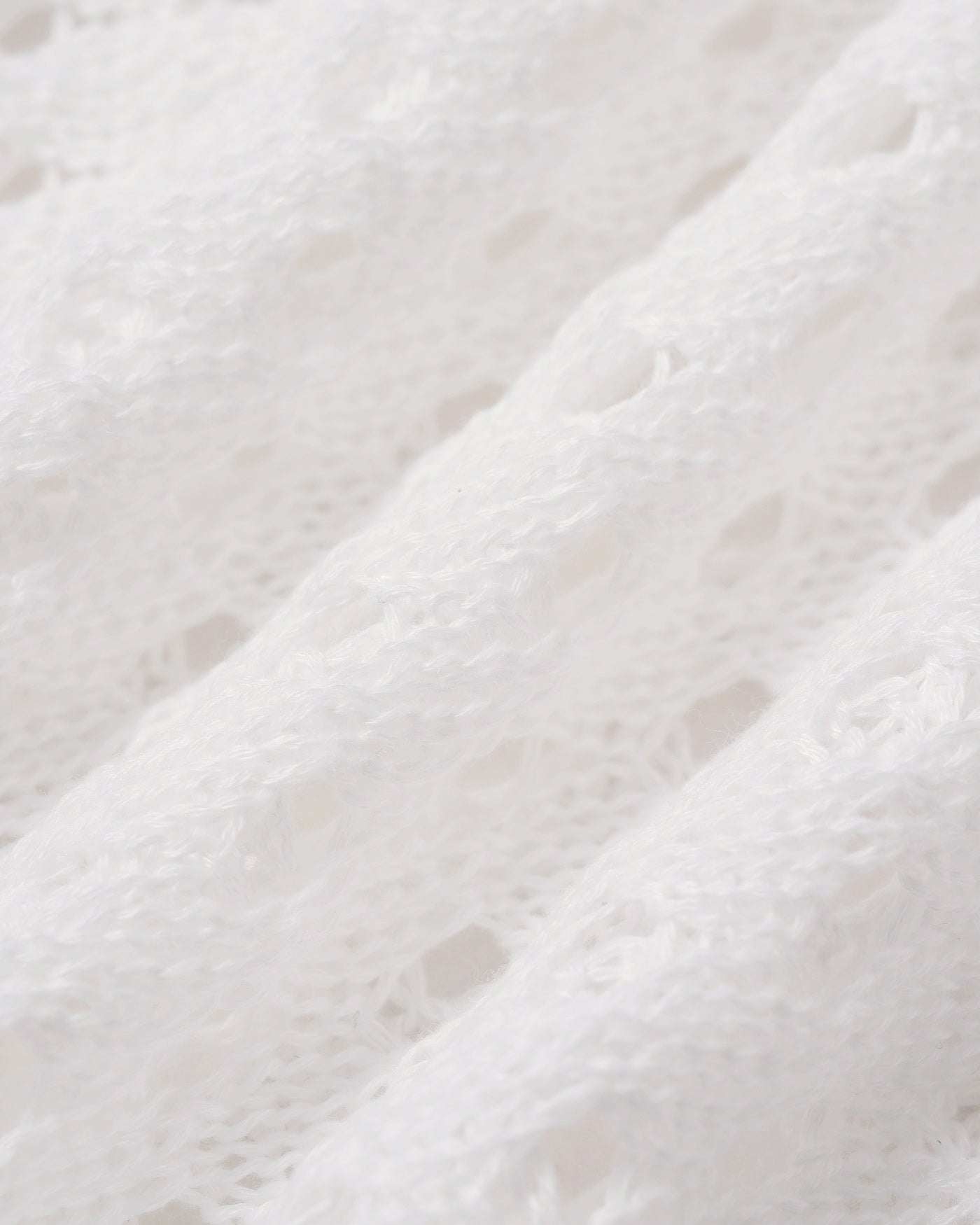 White V Neck Cutout Cover-Up