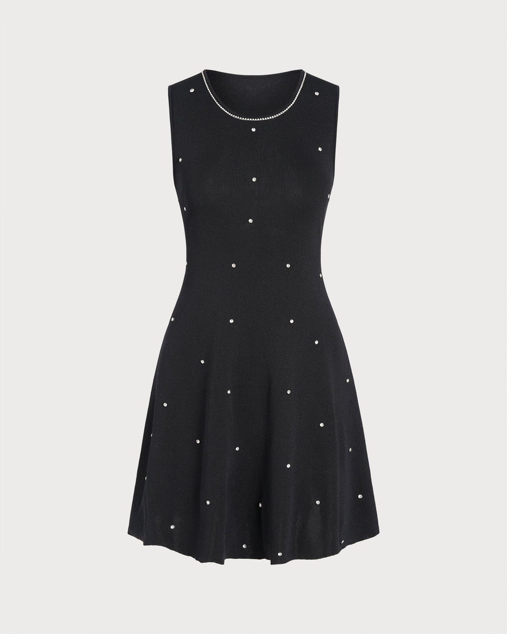 Black Sleeveless Mini Dress