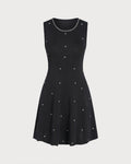 Black Sleeveless Mini Dress