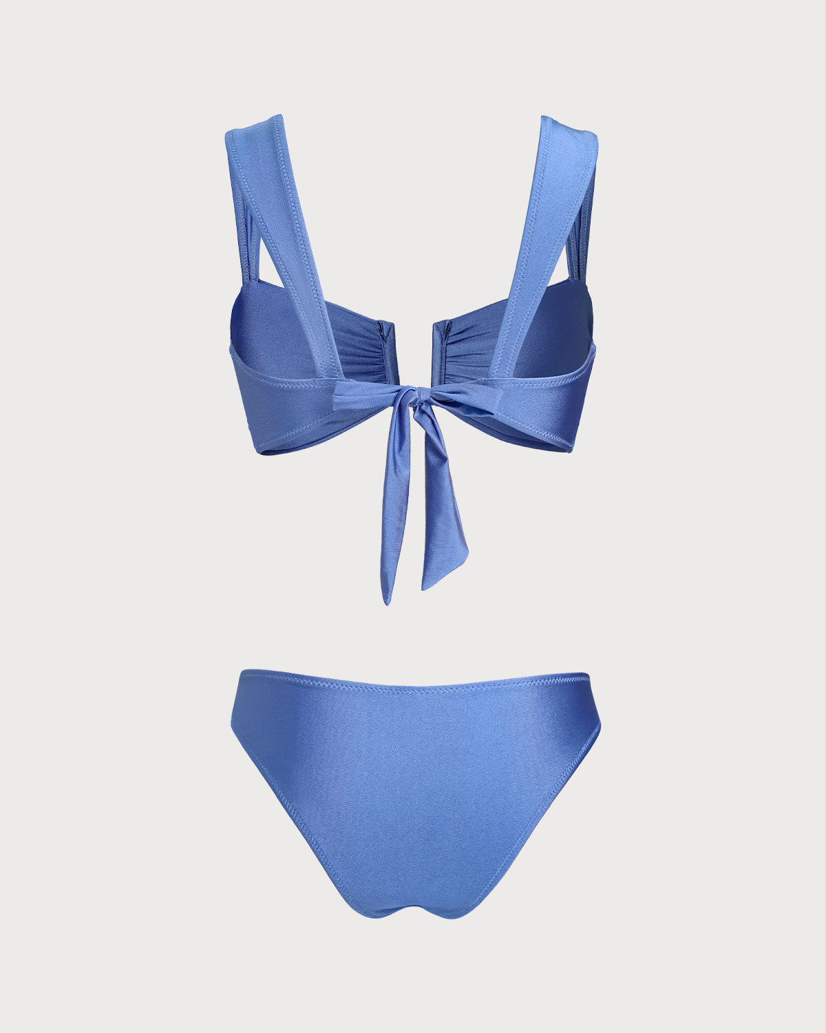 Blue Triangle High Stretch Bikini Set