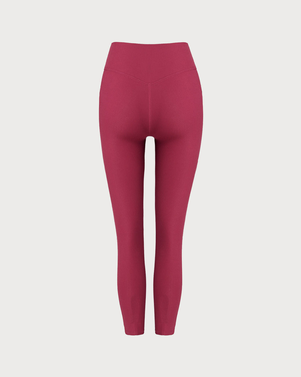 Red Quick-drying High Waisted Yoga Leggings