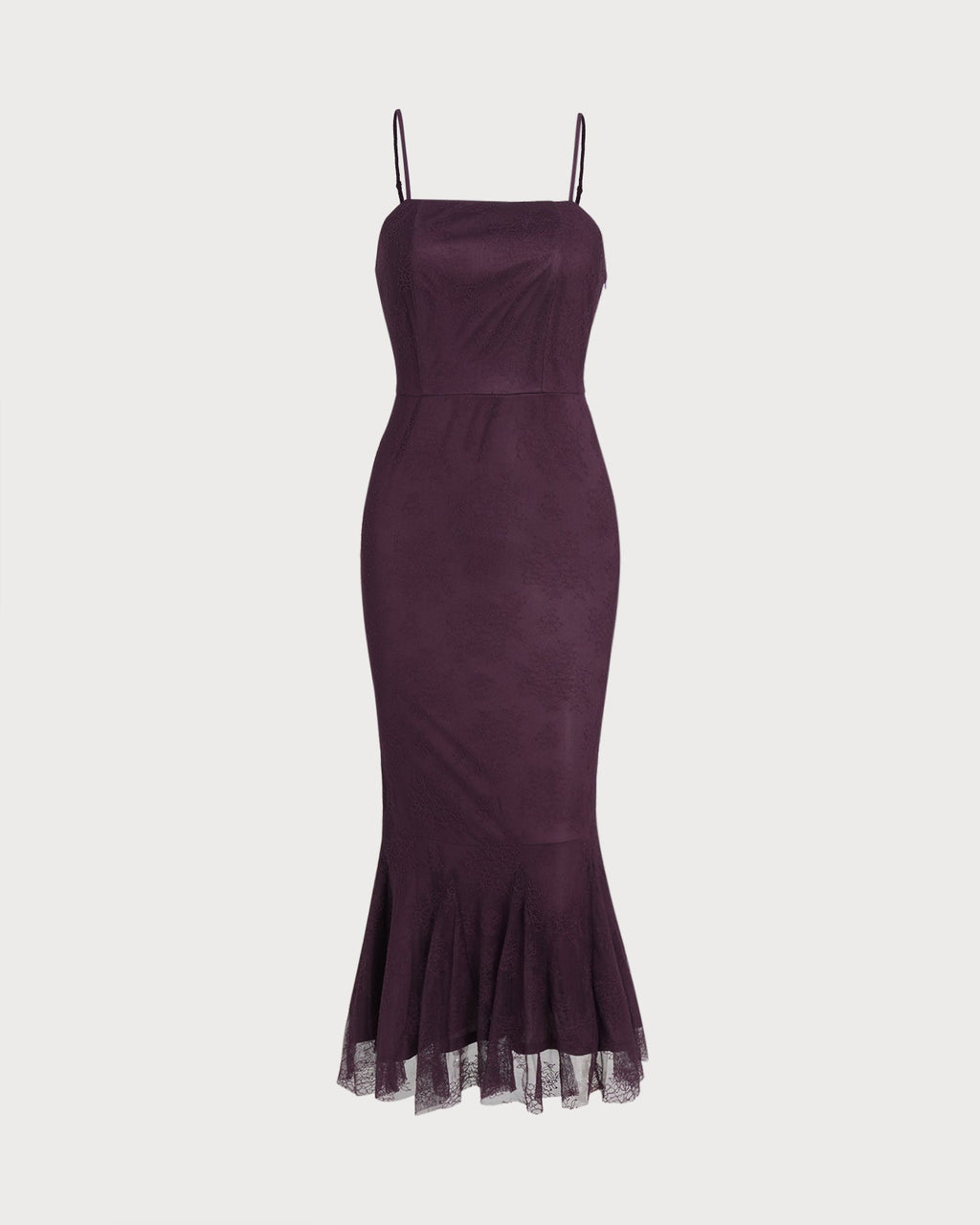 Purple Mermaid Midi Dress