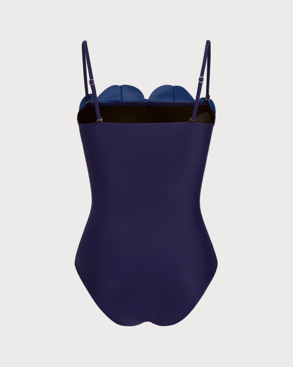 Blue Floral One Piece Swimwear