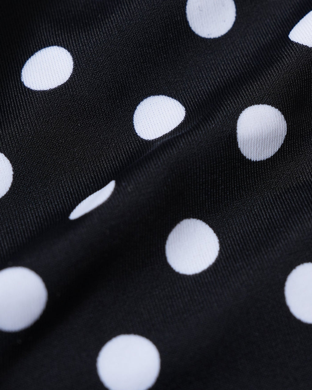 Black Polka Dot Reversible Bikini Set