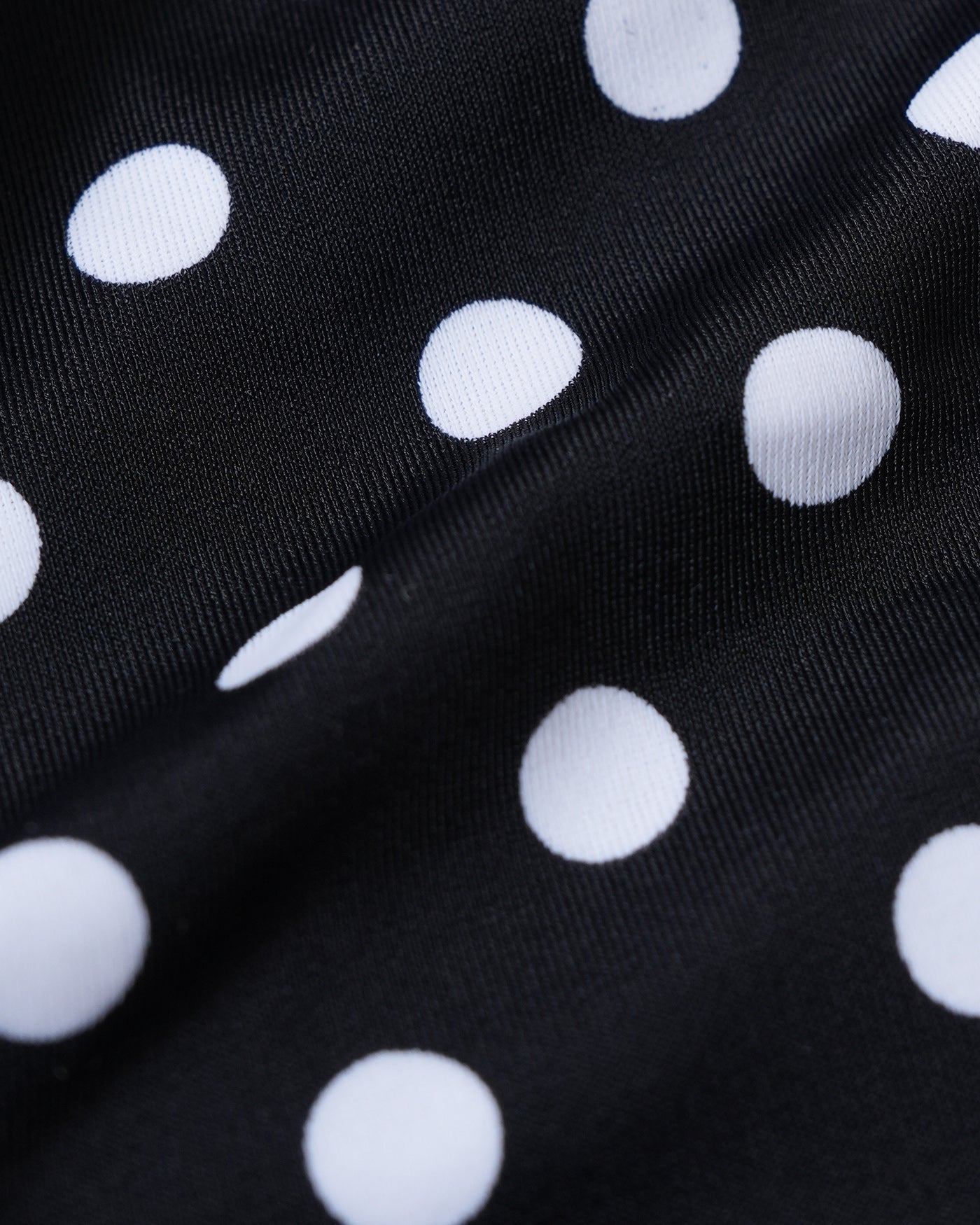 Black Polka Dot Reversible Bikini Set