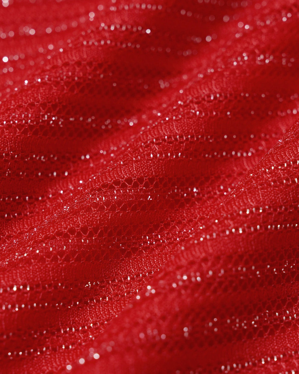 Red Sequins Underwire Bikini Set
