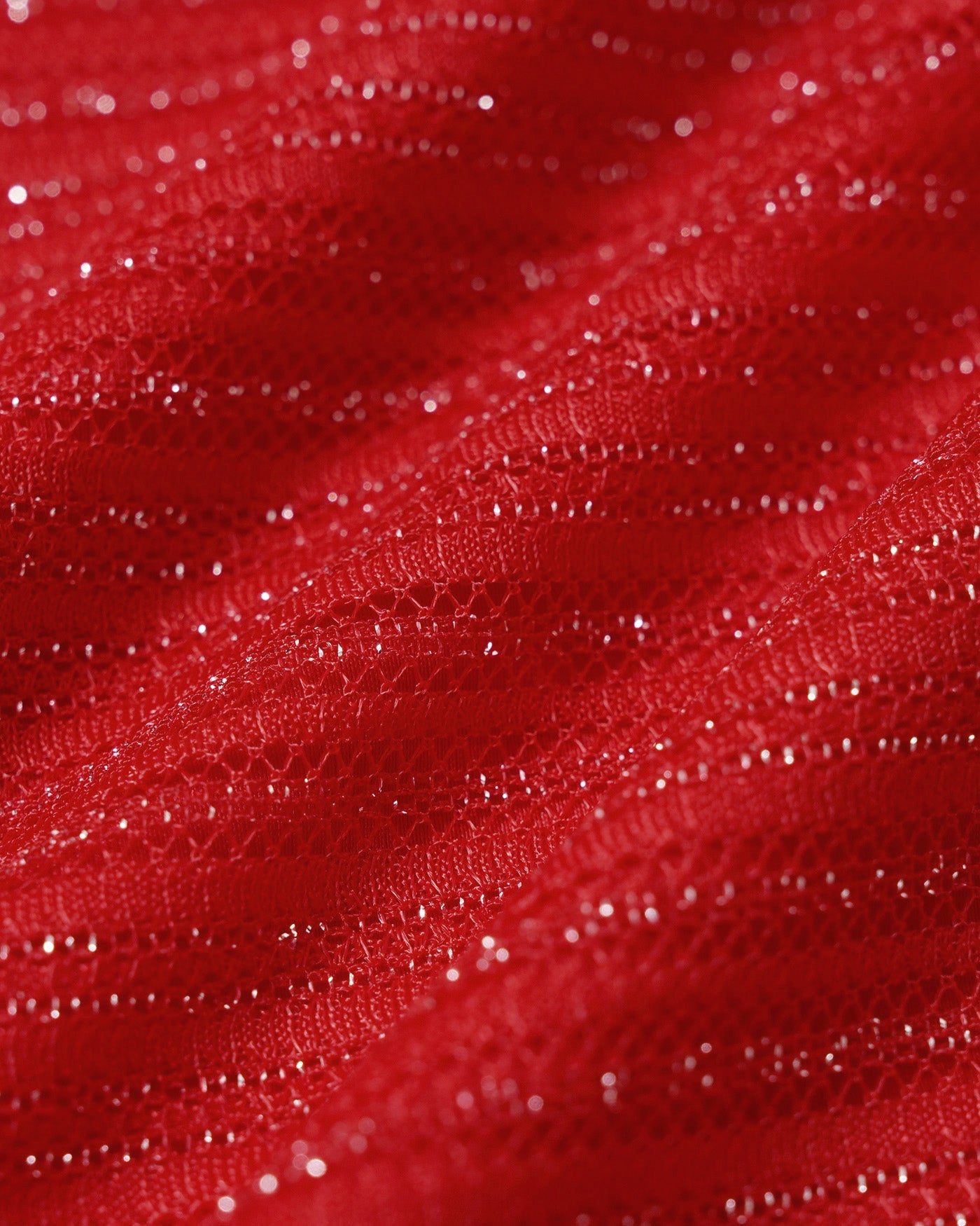 Red Sequins Underwire Bikini Set
