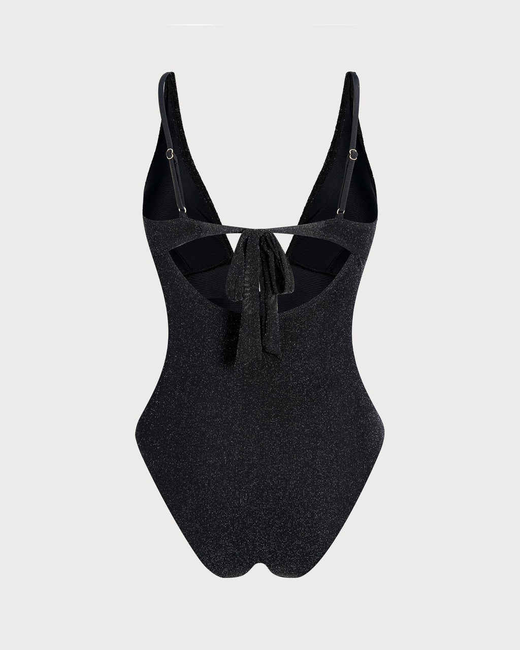 Black Sequins Bralette One Piece