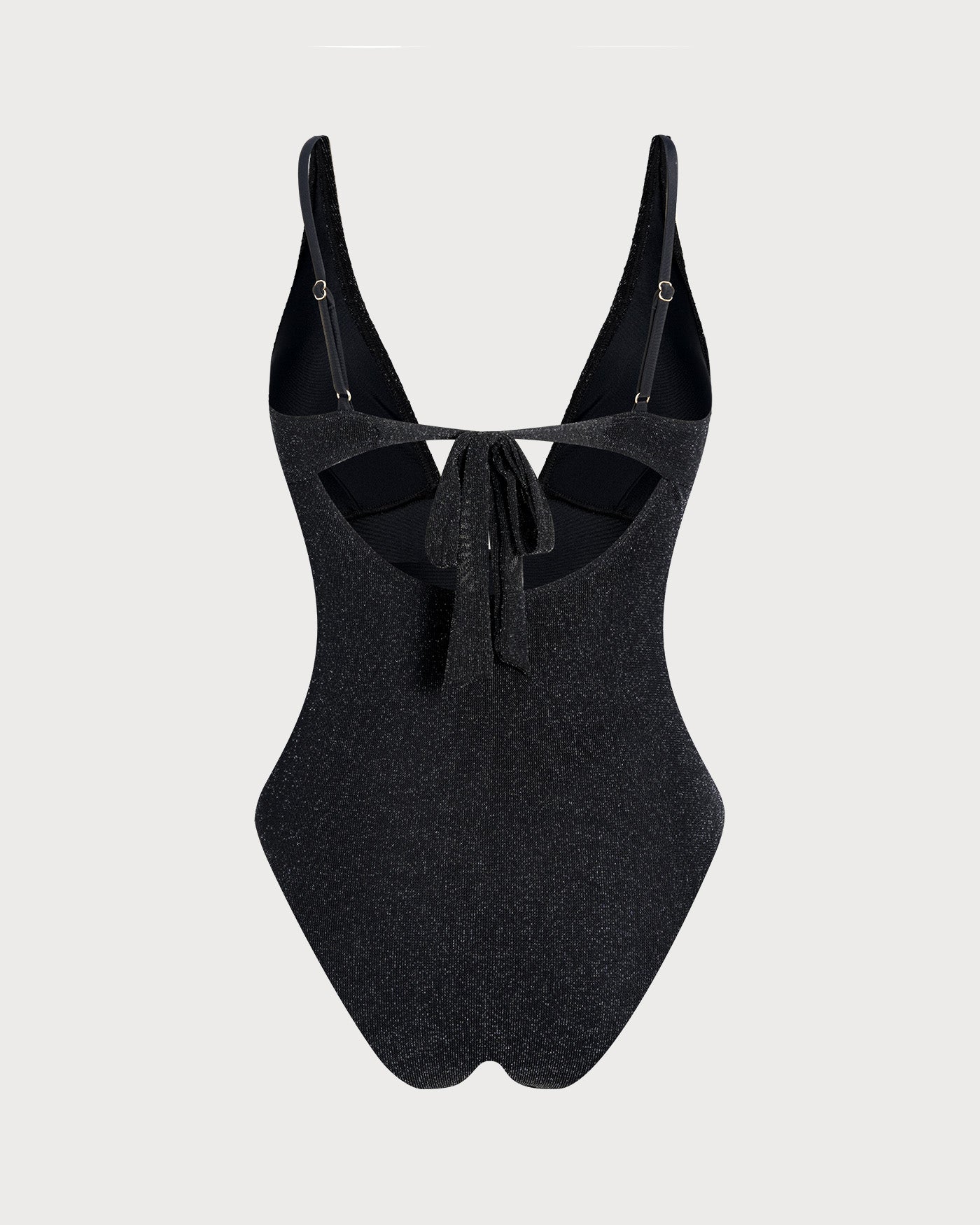 Black Sequins Bralette One Piece