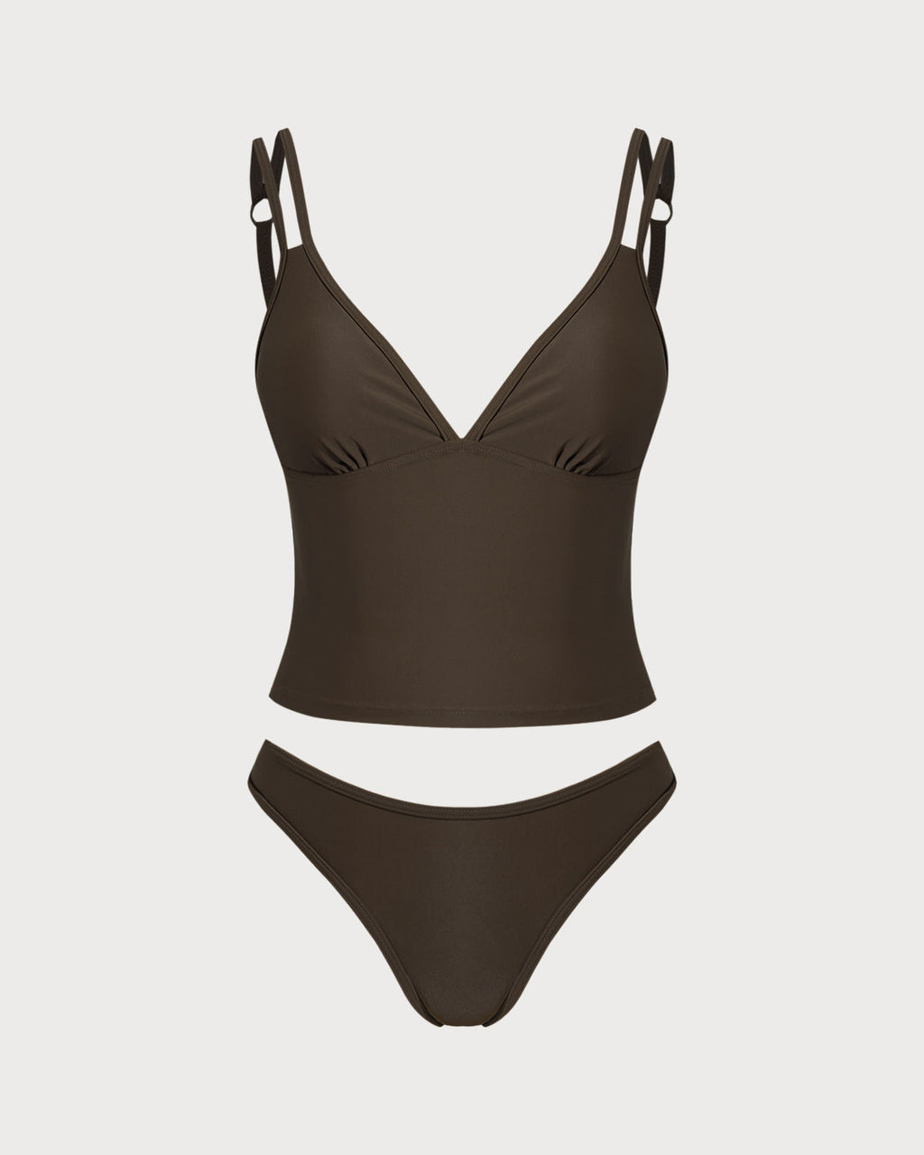 Coffee High Stretch Tankini Set