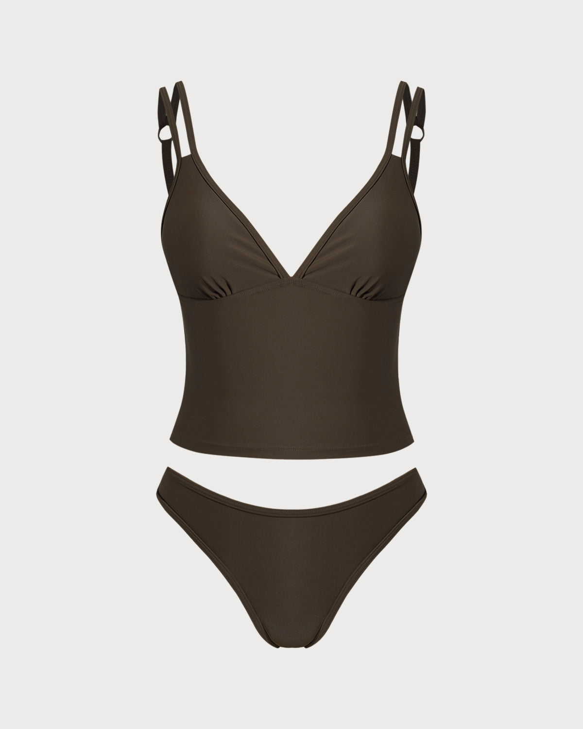 Coffee High Stretch Tankini Set