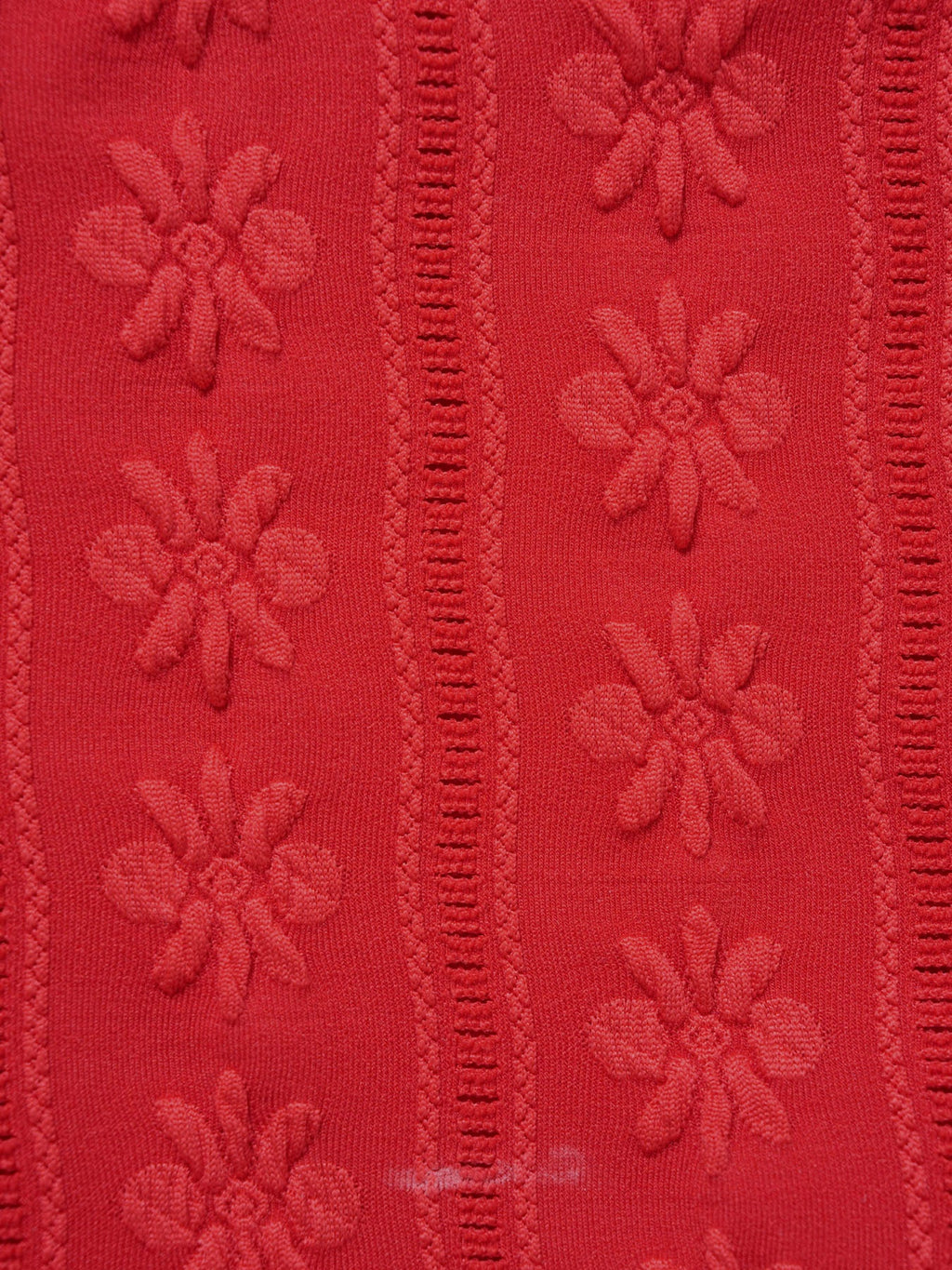 Red Jacquard Halter Drawstring Bikini Set