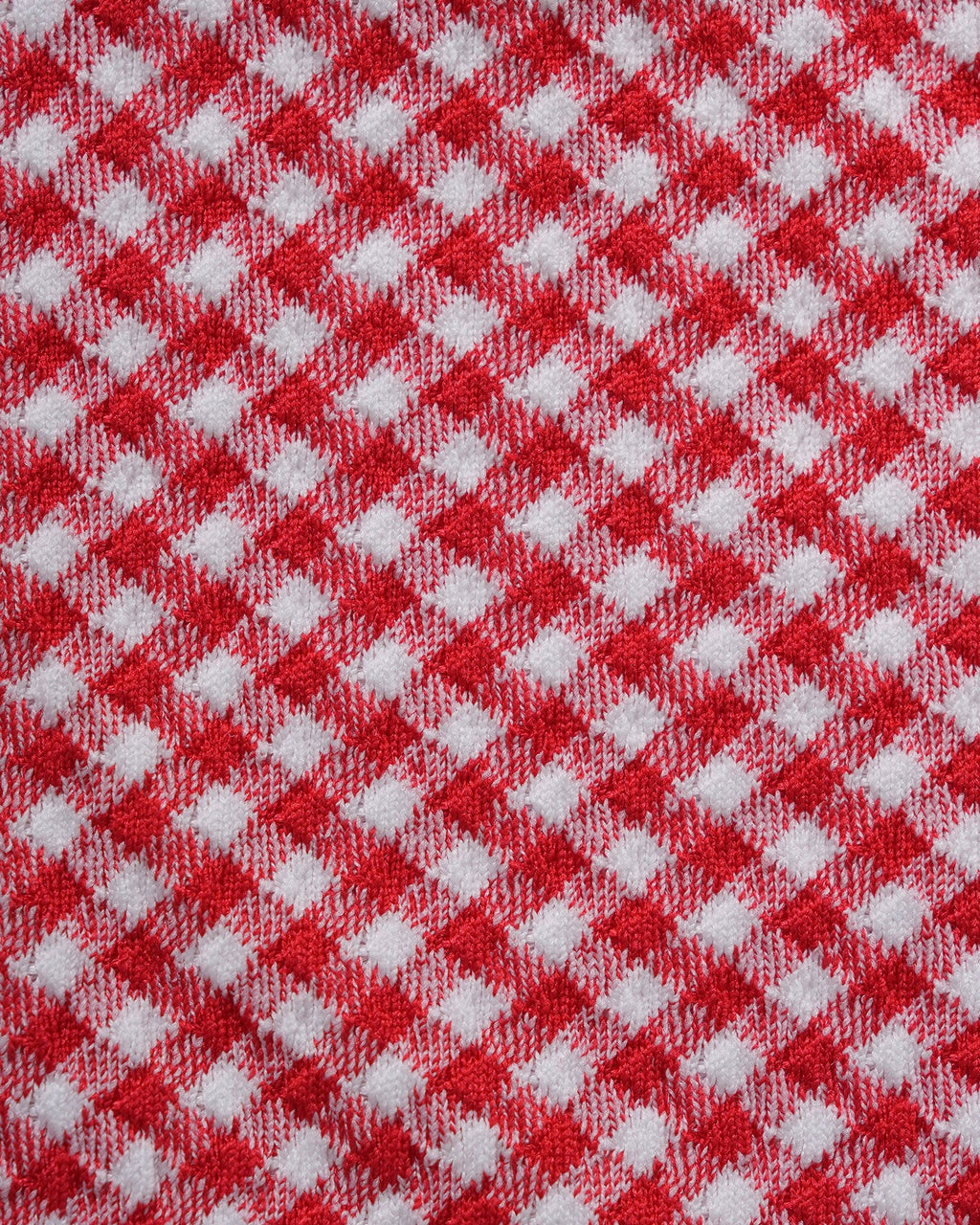 Red Plaid Triangle Bikini Set