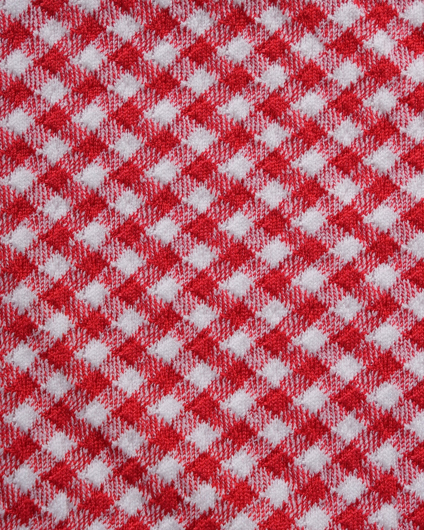 Red Plaid Triangle Bikini Set