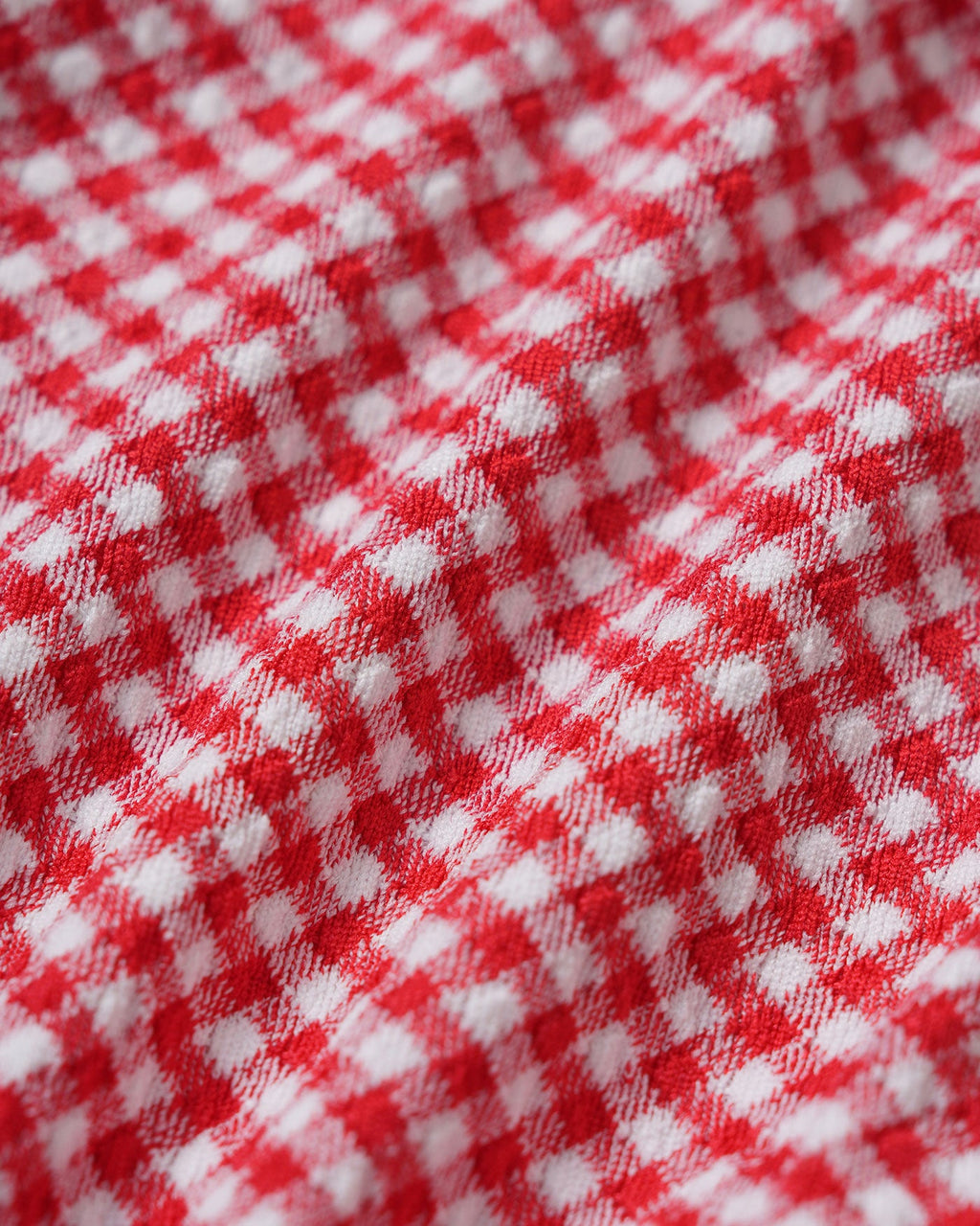 Red Plaid Triangle Bikini Set