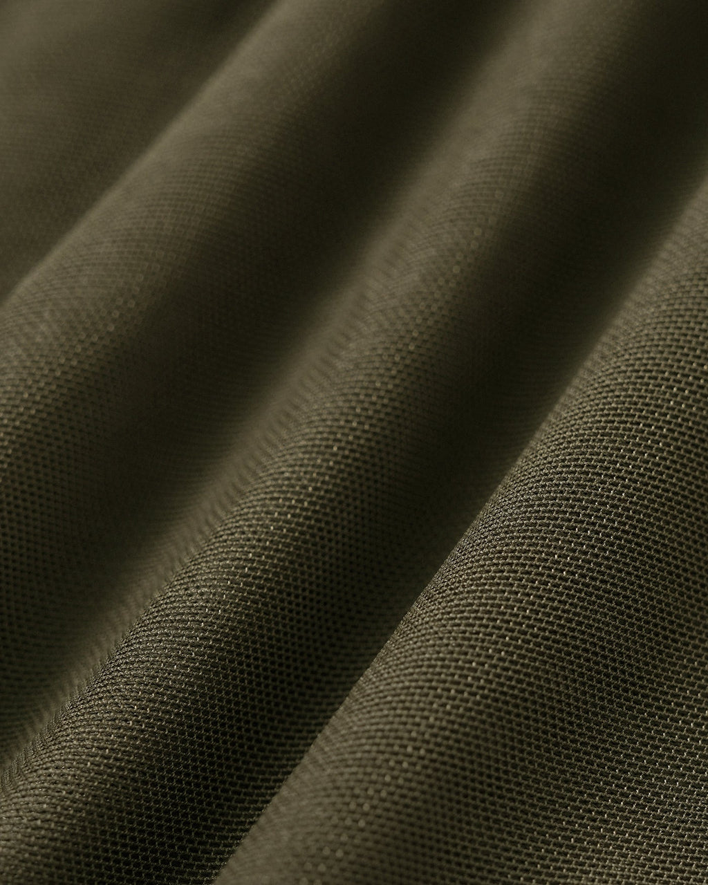 Green Mock Neck Ruched Midi Dress