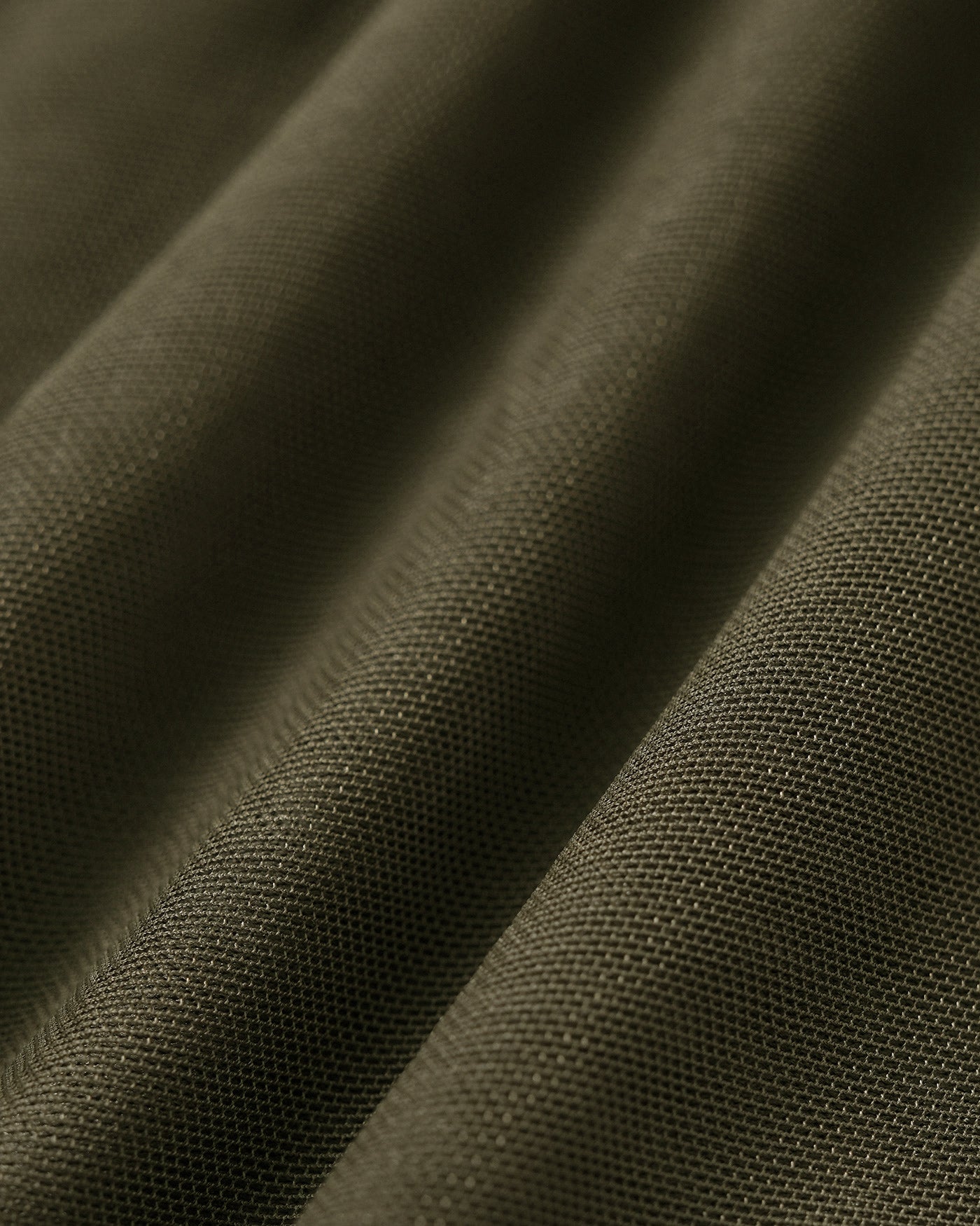 Green Mock Neck Ruched Midi Dress