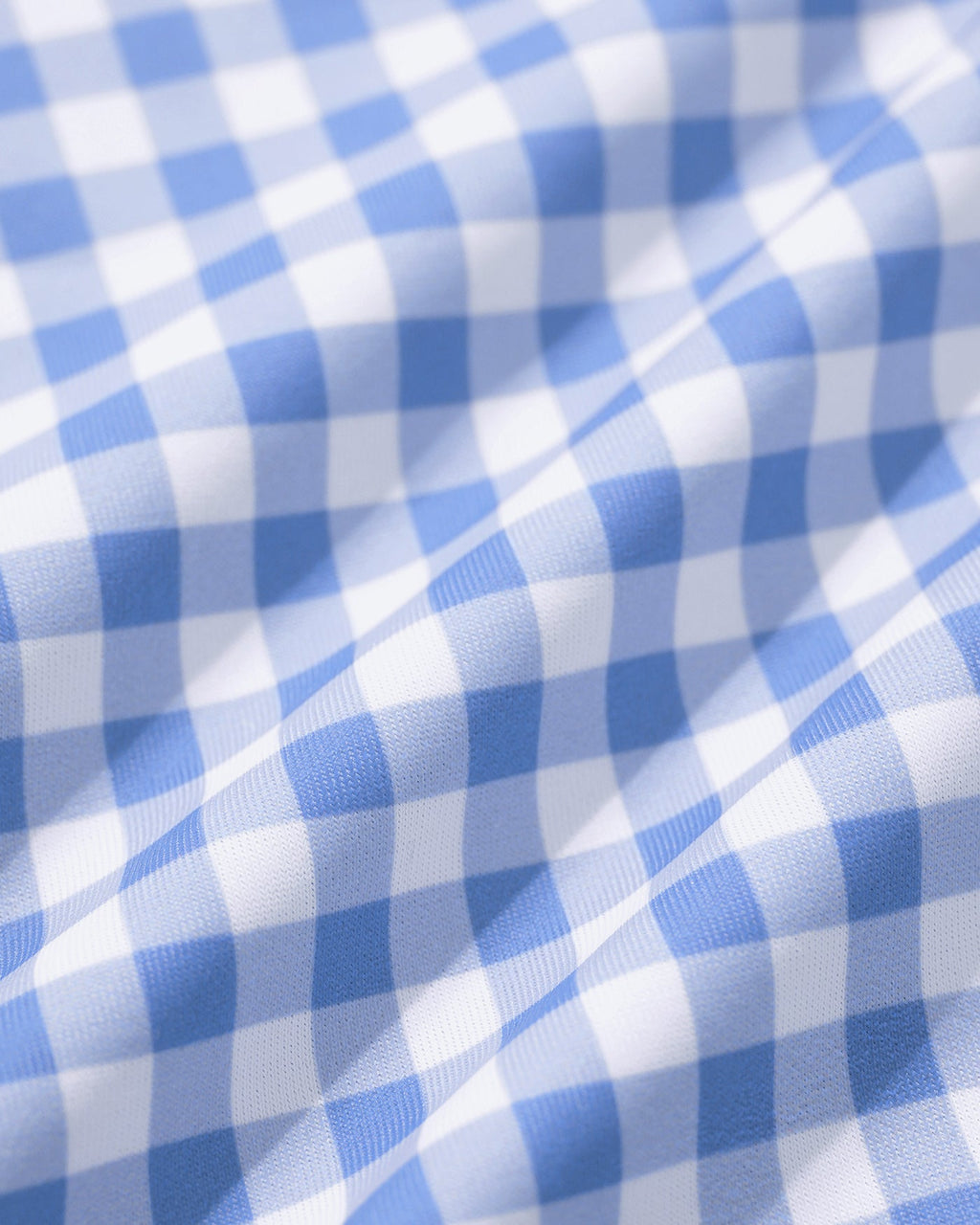 Blue Plaid Underwire One Piece